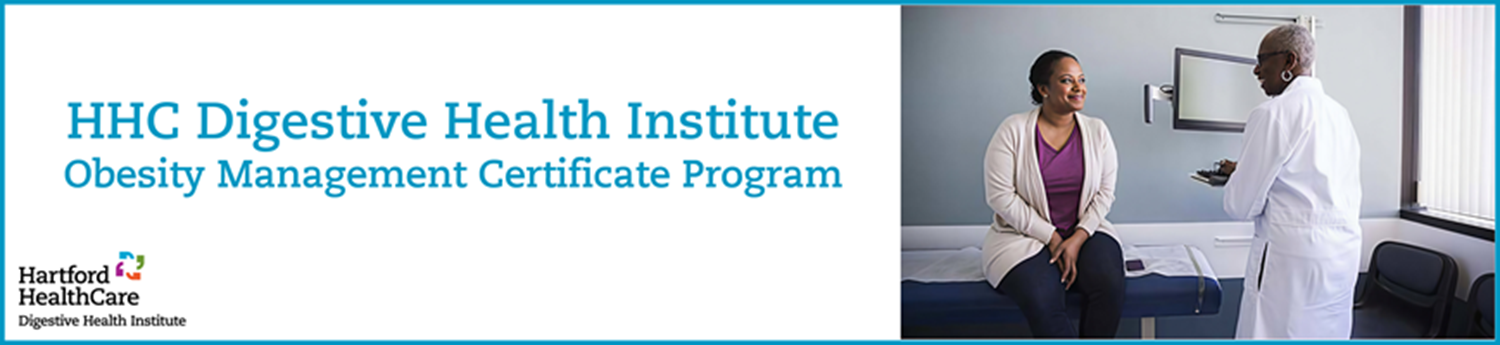 HHC Digestive Health Institute Obesity Management Certificate Program Banner